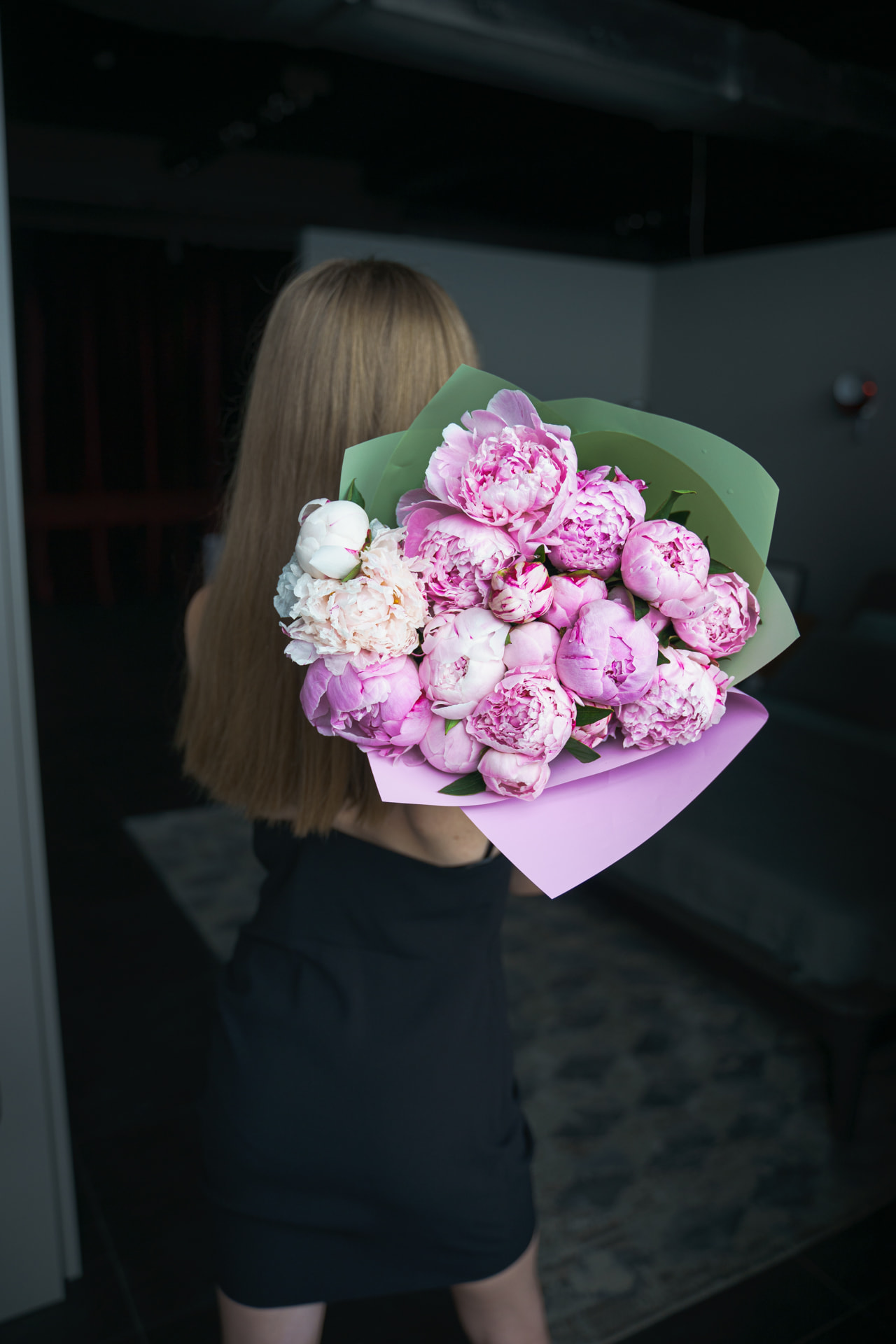 Букет пионов